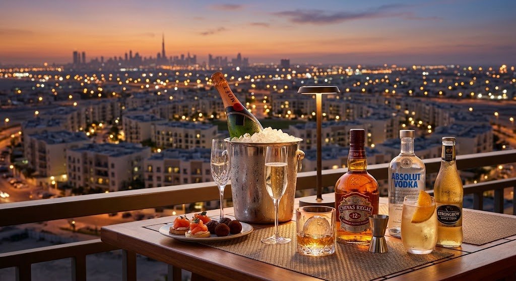 Fast Alcohol Delivery in Jumeirah Village Circle (JVC) by DesertSpirits.shop